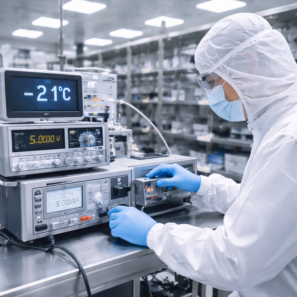 Particle Test & Calibration – โรงงานอิเล็กทรอนิกส์